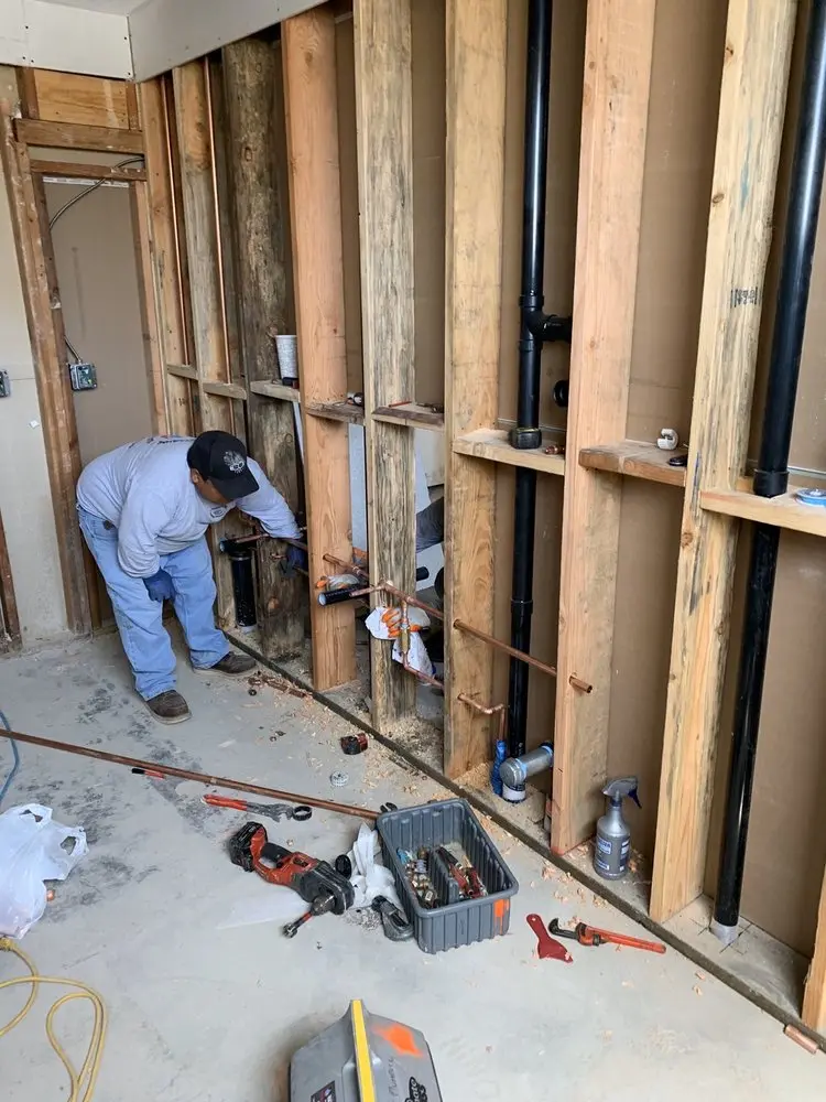 Commercial rough-in plumbing for Gas Line Repair in Allendale Area